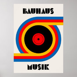 bauhaus, modern, minimal, geometrisk, abstrakt, poster