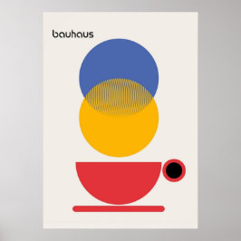 bauhaus, modern, minimal, geometrisk, abstrakt, poster