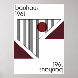 bauhaus, modern, minimal, geometrisk, abstrakt, poster