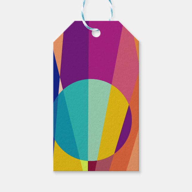 Bauhaus mönster presentetikett (Framsidan)
