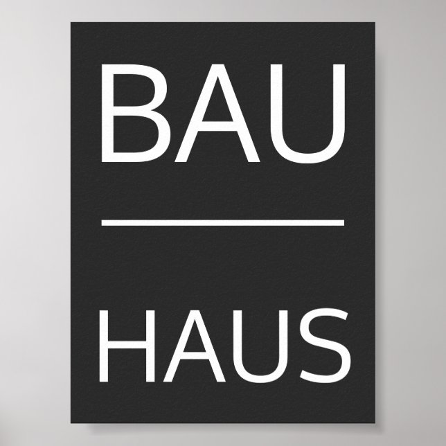 Bauhaus Poster (Framsidan)