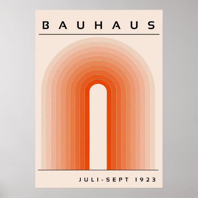 BAUHAUS POSTER (Framsidan)