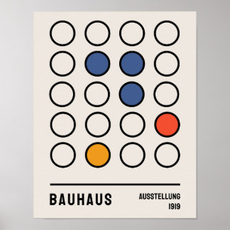 Bauhaus Poster, Bauhaus Ausstellung 1919 B21 Poster