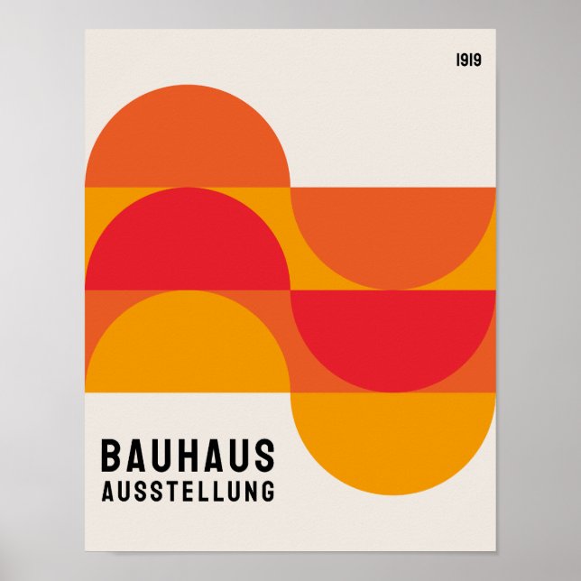 Bauhaus Poster, Bauhaus Exhibition 1919 B19 Poster (Framsidan)