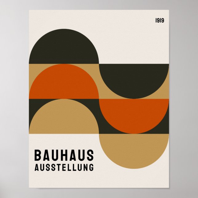 Bauhaus Poster, Bauhaus Exhibition 1919 B20 Poster (Framsidan)