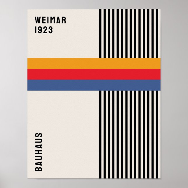 Bauhaus Poster, Bauhaus Exhibition 1923 B30 Poster (Framsidan)