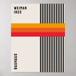 Bauhaus Poster, Bauhaus Exhibition 1923 B31 Poster