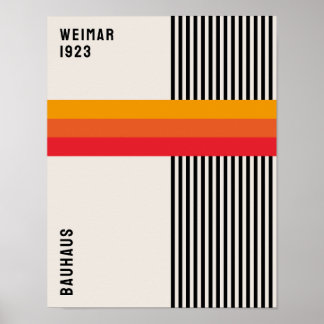 Bauhaus Poster, Bauhaus Exhibition 1923 B31 Poster