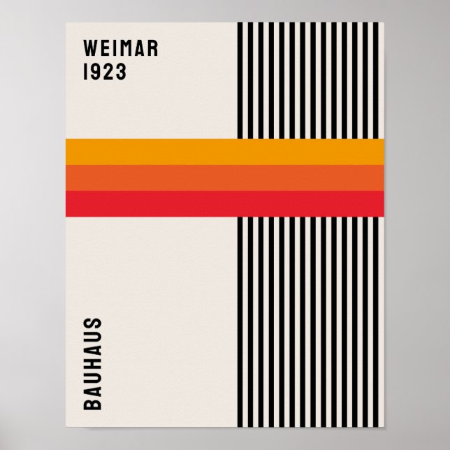 Bauhaus Poster, Bauhaus Exhibition 1923 B31 Poster (Framsidan)