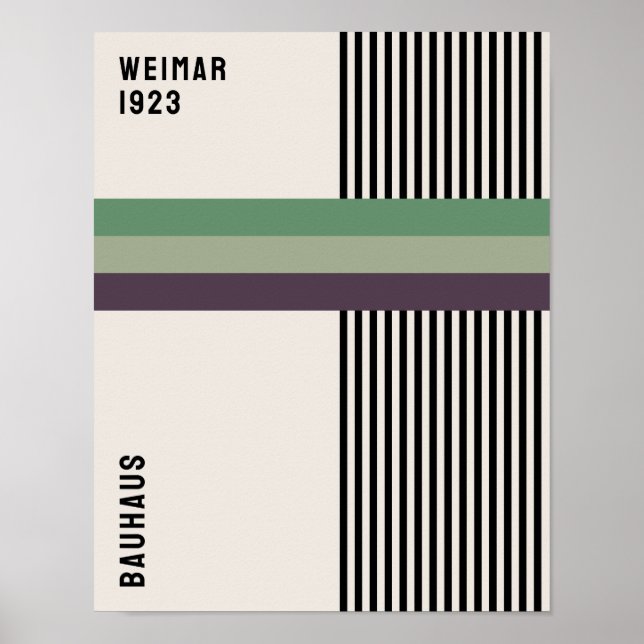 Bauhaus Poster, Bauhaus Exhibition 1923 B32 Poster (Framsidan)