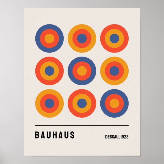 Bauhaus Poster, Bauhaus Exhibition Poster B25 (Framsidan)