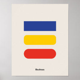 Bauhaus Poster, Bauhaus Exhibition Poster B3