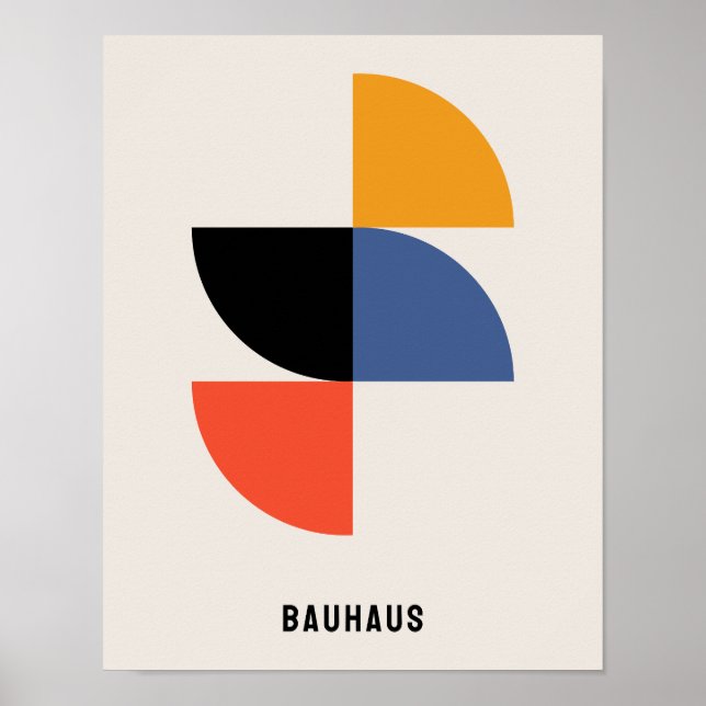 Bauhaus Poster, Bauhaus Shapes Poster B27 (Framsidan)