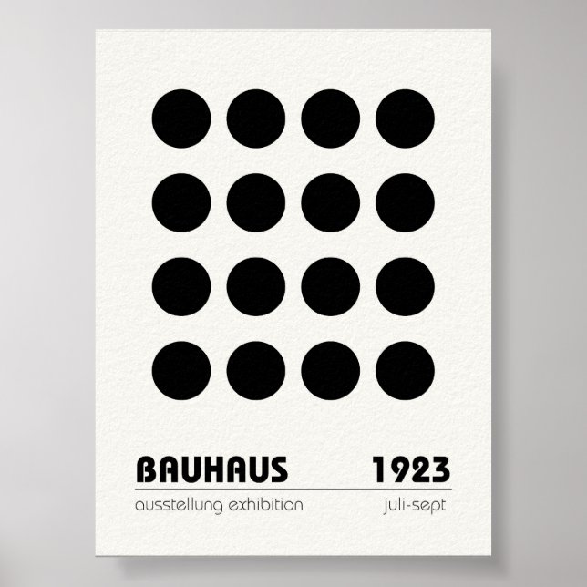Bauhaus Poster Wall Art (Framsidan)