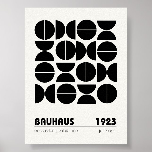 Bauhaus Poster Wall Art (Framsidan)