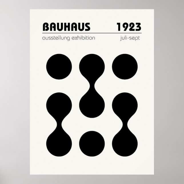 Bauhaus Poster Wall Art (Framsidan)