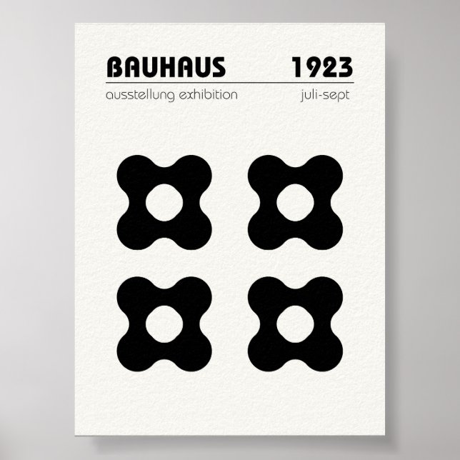 Bauhaus Poster Wall Art (Framsidan)