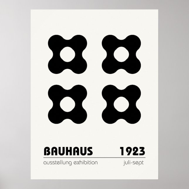 Bauhaus Poster Wall Art (Framsidan)