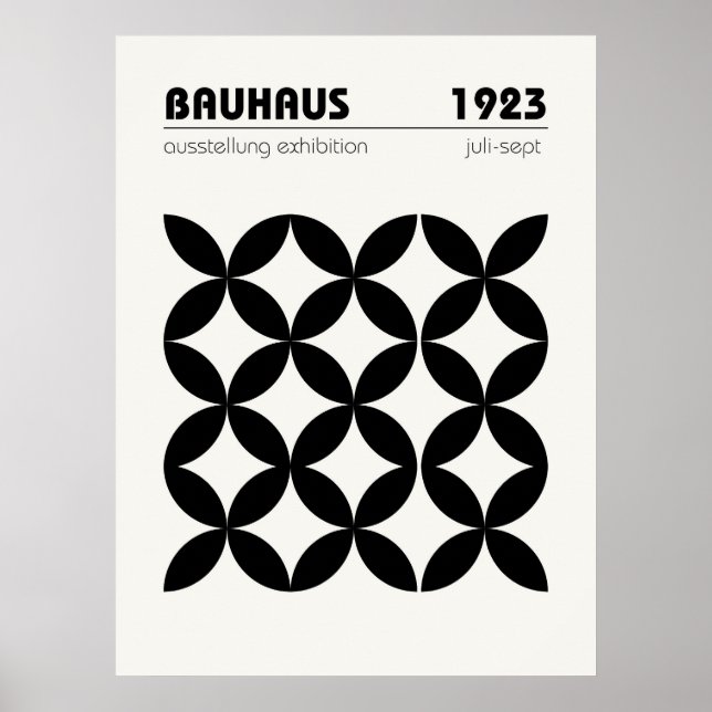 Bauhaus Poster Wall Art (Framsidan)