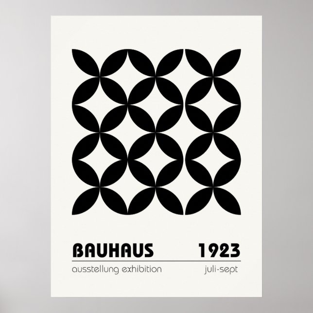 Bauhaus Poster Wall Art (Framsidan)