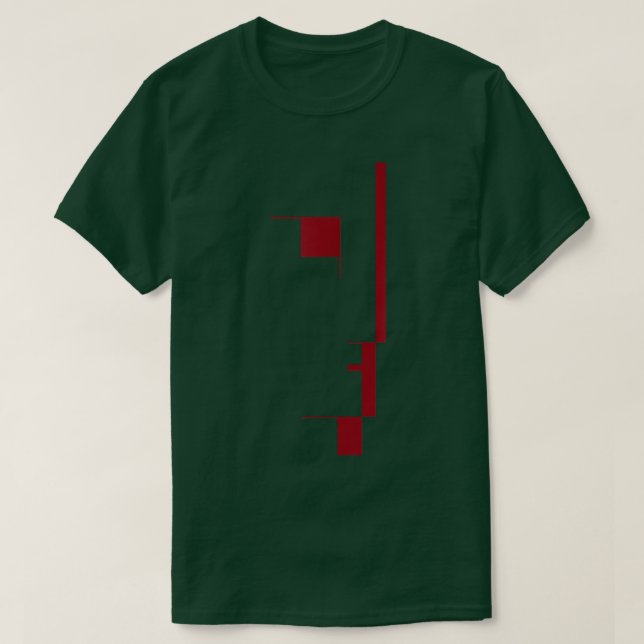 Bauhaus Profile  T Shirt (Design framsida)