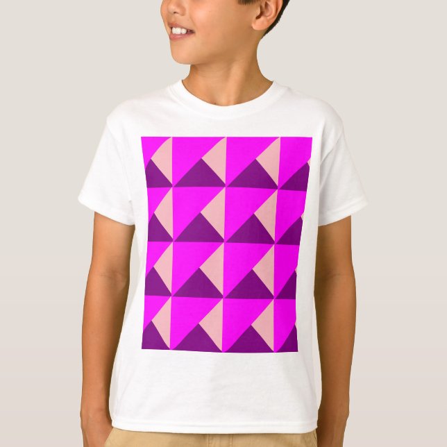 Bauhaus Quilt T Shirt (Framsida)
