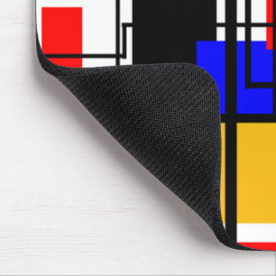 Bauhaus Rectangles och Linjer - White Musmatta
