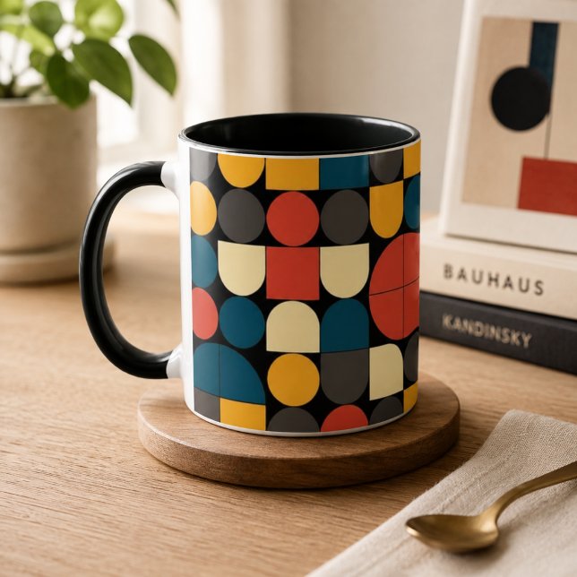 Bauhaus ren geometri harmoni mugg (Skapare uppladdad)