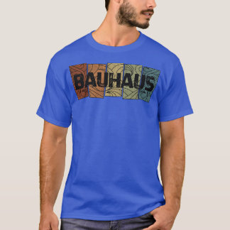 Bauhaus Retro Mönster T Shirt