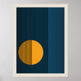 Bauhaus | Retrodesign | Blått Poster