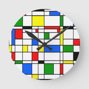Bauhaus Rund Klocka