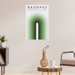 Bauhaus Sage Grönt Poster