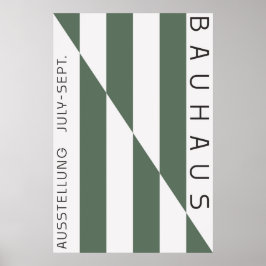 Bauhaus Sagegrön Affisch