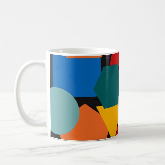 Bauhaus Shapes Kaffemugg (Vänster)