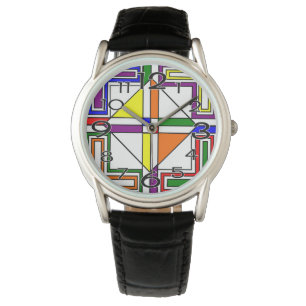 Bauhaus Stached Glass Armbandsur