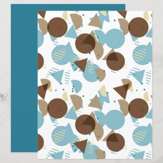 Bauhaus Stil Mosaic Art Mönster Scrapbook Papper