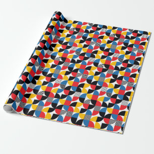 Bauhaus Stil Retro Geometric Art Presentpapper