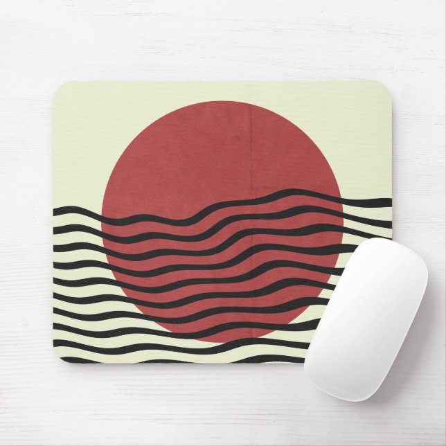 Bauhaus Stil Sunset Musmatta (Med mus)