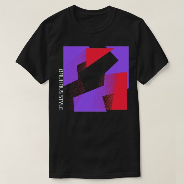 Bauhaus Stil T Shirt (Design framsida)