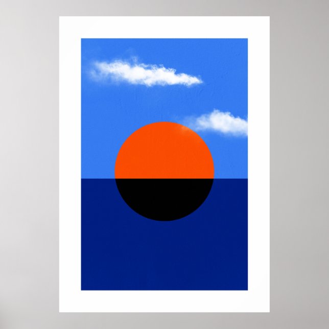 Bauhaus Summer Horizon Poster (Framsidan)