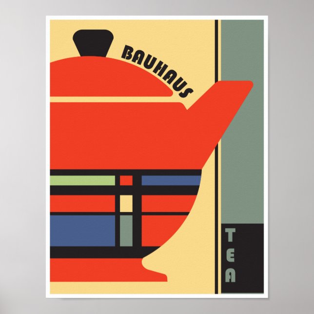 Bauhaus Tea Pot 1 Poster (Framsidan)