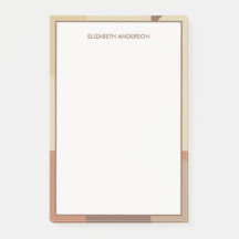 Bauhaus Terracotta Beige Abstrakt Personlig