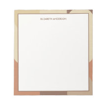 Bauhaus Terrakotta Beige Abstrakt Personlig