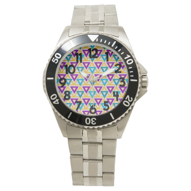 Bauhaus Triangle Mesh Armbandsur (Framsida)