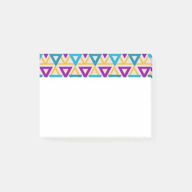 Bauhaus Triangle Mesh Post-it Block (Framsida)