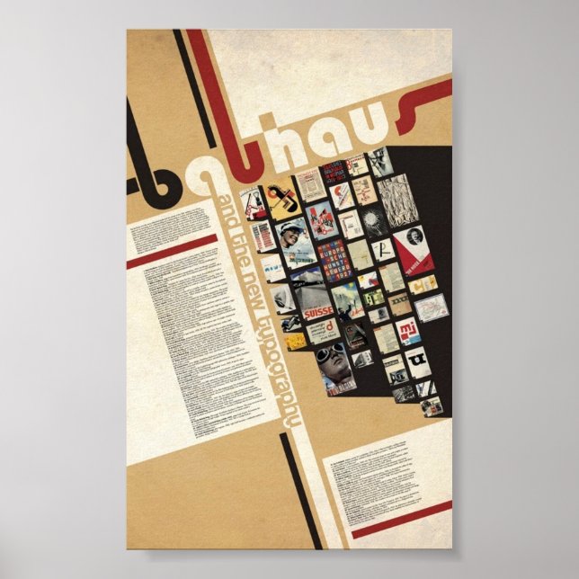 Bauhaus Typeface Poster (Framsidan)