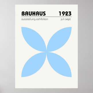 Bauhaus utställning affisch 1923