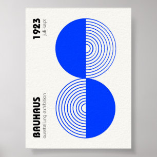 Bauhaus utställning affisch 1923