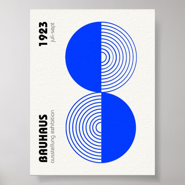 Bauhaus utställning affisch 1923 (Framsidan)