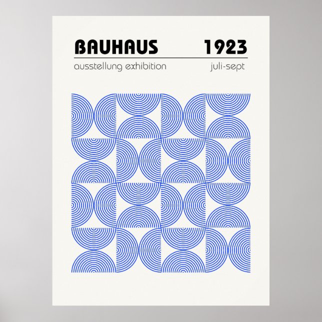 Bauhaus utställning affisch 1923 (Framsidan)
